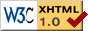 Logo Valid XHTML